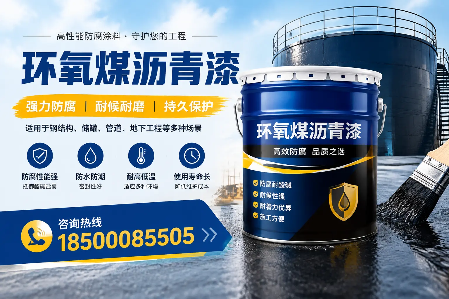 环氧煤沥青漆在工业中的应用,吴忠企业的选择
